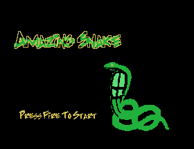 Amazing Snake Beta X by Serge-Eric Tremblay Title Screen